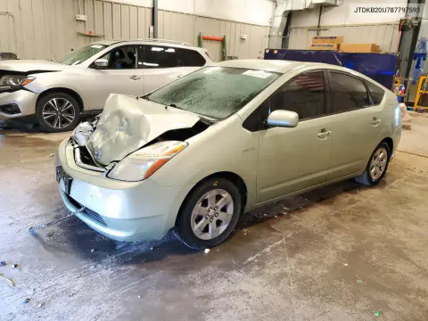 JTDKB20U787797593 — 2008 Toyota Prius, Передняя часть, фото до ремонта
