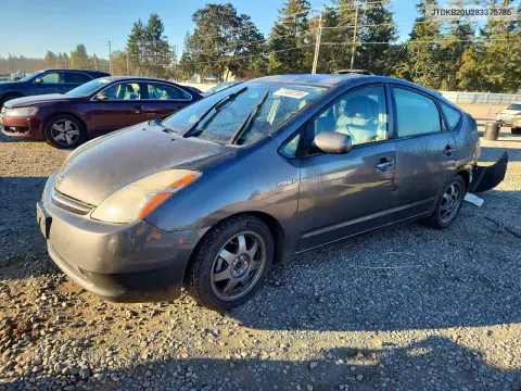 JTDKB20U283375786 — 2008 Toyota Prius, Задняя часть, фото до ремонта