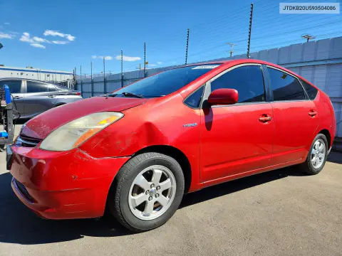 JTDKB20U593504086 — 2009 Toyota Prius, Передняя часть, фото до ремонта