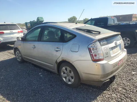 2009 Toyota Prius Base VIN JTDKB20U493532042 фото 2