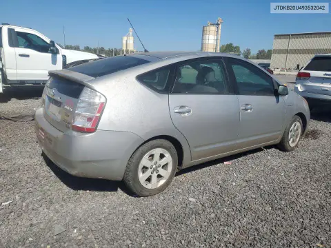 2009 Toyota Prius Base VIN JTDKB20U493532042 фото 3