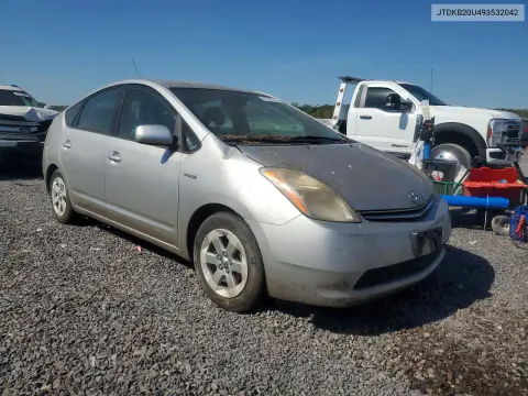 2009 Toyota Prius Base VIN JTDKB20U493532042 фото 4