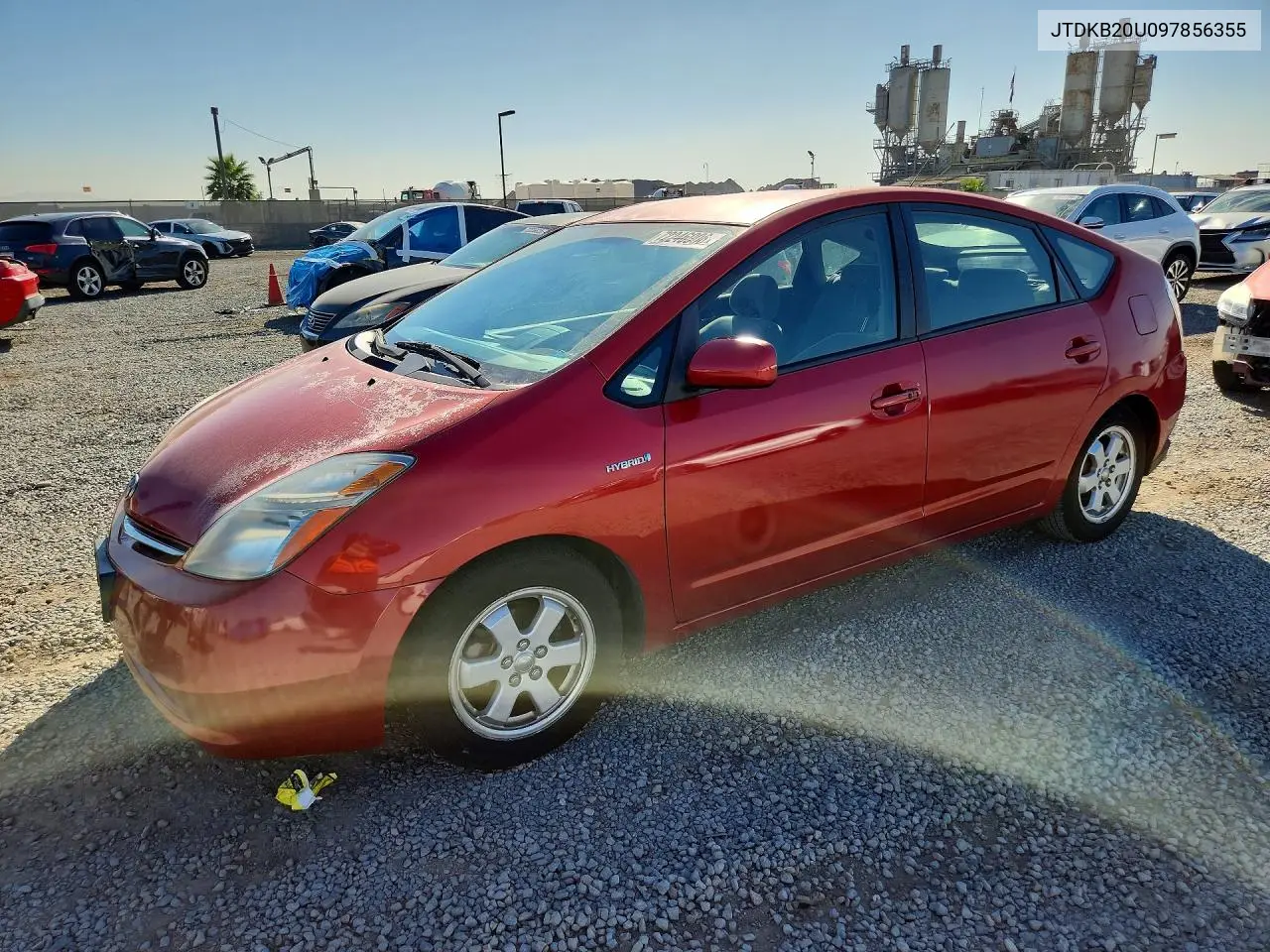 2009 Toyota Prius Base VIN JTDKB20U097856355 фото 1