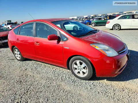 2009 Toyota Prius Base VIN JTDKB20U097856355 фото 4