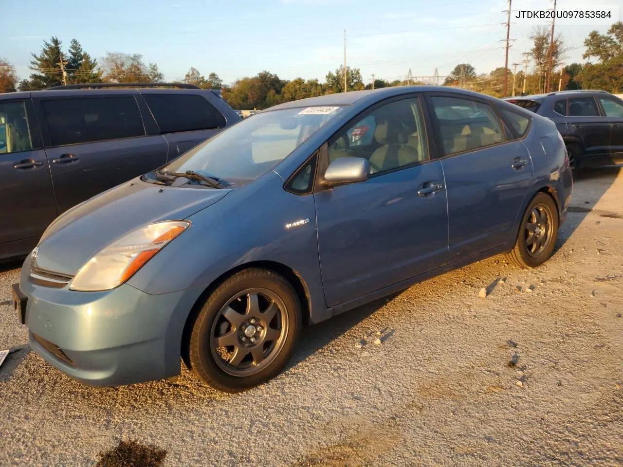 JTDKB20U097853584 Toyota Prius 2009 — повреждение Сторона, фото до ремонта