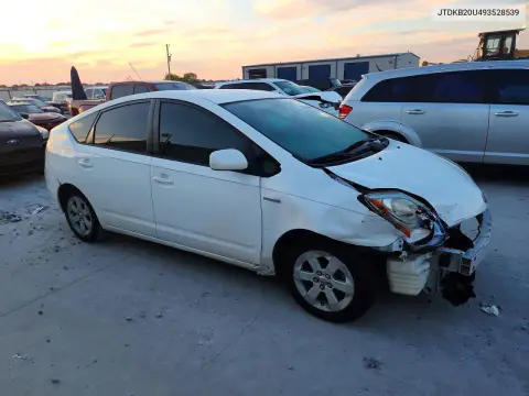 2009 Toyota Prius Base VIN JTDKB20U493528539 фото 4