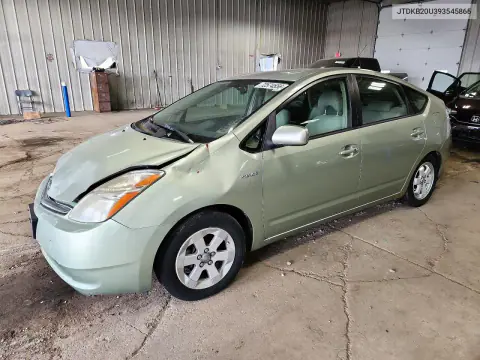 JTDKB20U393545865 — 2009 Toyota Prius, Механические повреждения, фото до ремонта