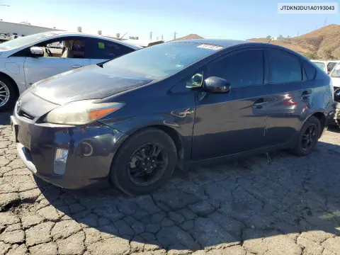 JTDKN3DU1A0193043 — 2010 Toyota Prius, Мелкие вмятины и царапины, фото до ремонта