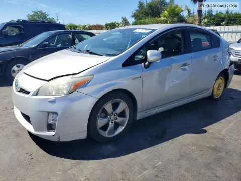 JTDKN3DU3A0121034 — 2010 Toyota Prius, Задняя часть, фото до ремонта
