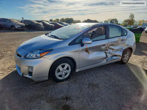 JTDKN3DU0A0036992 — 2010 Toyota Prius, Сторона, фото до ремонта