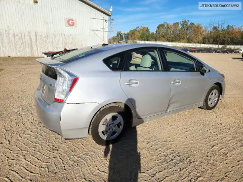 2010 Toyota Prius Iii VIN JTDKN3DU0A0036992 фото 3