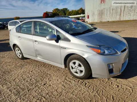 2010 Toyota Prius Iii VIN JTDKN3DU0A0036992 фото 4