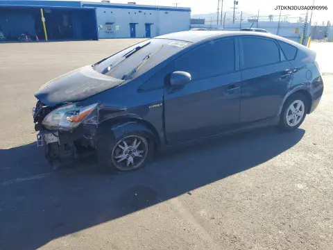 JTDKN3DU3A0090996 — 2010 Toyota Prius, Передняя часть, фото до ремонта