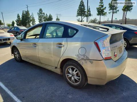 2010 Toyota Prius Ii VIN JTDKN3DU7A1303670 фото 2