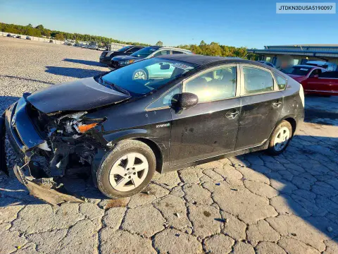 JTDKN3DU5A5190097 — 2010 Toyota Prius, Передняя часть, фото до ремонта