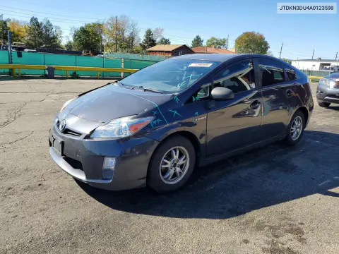 JTDKN3DU4A0123598 — 2010 Toyota Prius, Передняя часть, фото до ремонта