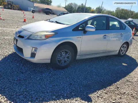 JTDKN3DU5A0035272 — 2010 Toyota Prius, Задняя часть, фото до ремонта