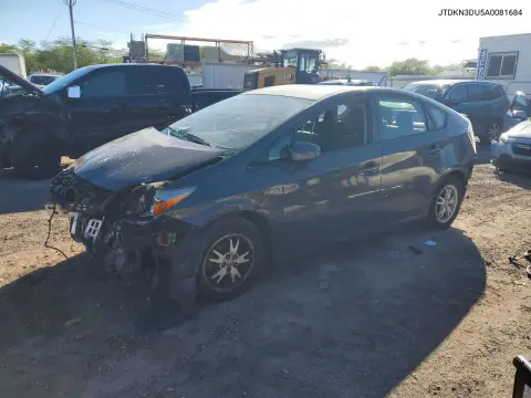 JTDKN3DU5A0081684 — 2010 Toyota Prius, Передняя часть, фото до ремонта
