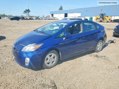 JTDKN3DU6A0135560 — 2010 Toyota Prius, Передняя часть, фото до ремонта