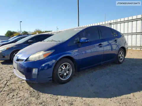 JTDKN3DUXA0126473 — 2010 Toyota Prius, Задняя часть, фото до ремонта