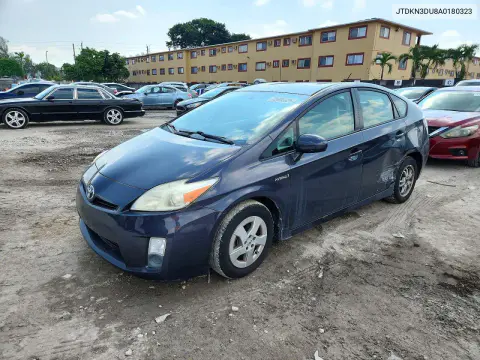 JTDKN3DU8A0180323 — 2010 Toyota Prius, Сторона, фото до ремонта