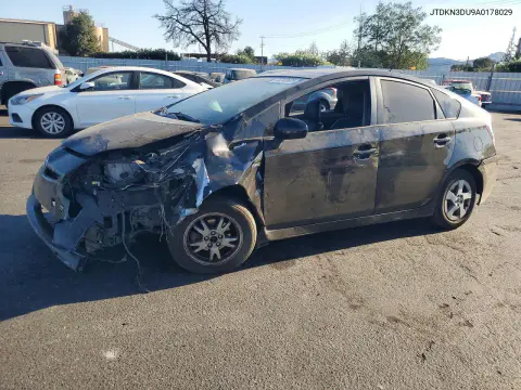 JTDKN3DU9A0178029 — 2010 Toyota Prius, Передняя часть, фото до ремонта