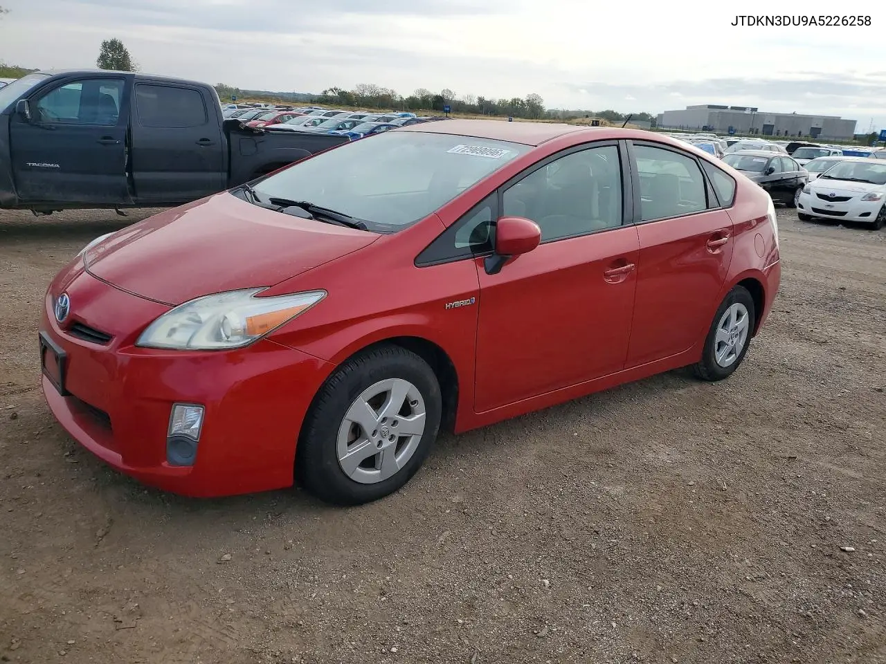 JTDKN3DU9A5226258 Toyota Prius 2010 — повреждение Механические повреждения, фото до ремонта