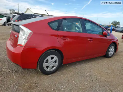 JTDKN3DU9A5226258 — 2010 Toyota Prius, фото 3 с аукциона Copart 23.10.2026, Механические повреждения