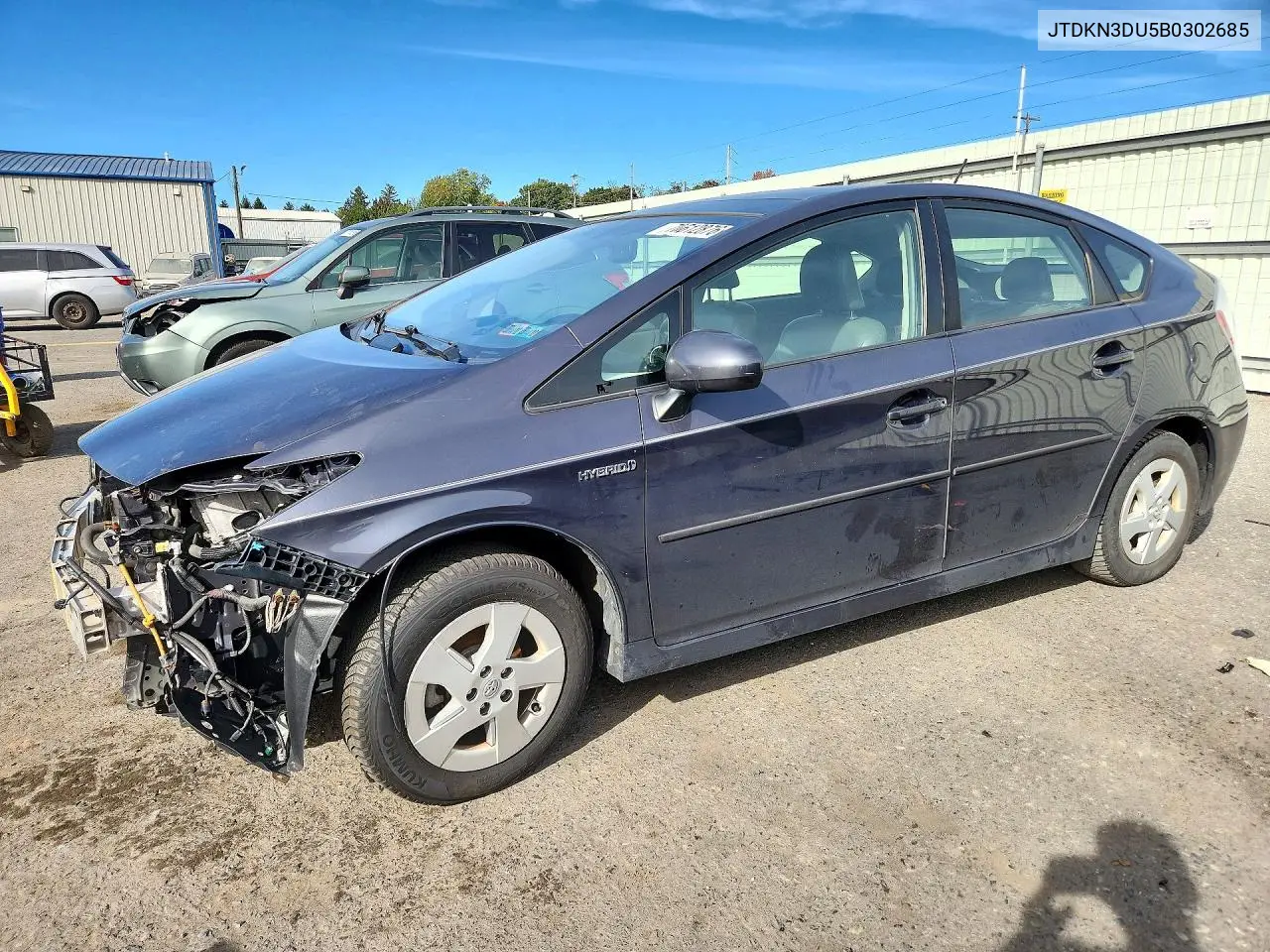 2011 Toyota Prius Four VIN JTDKN3DU5B0302685 фото 1