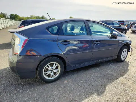 2011 Toyota Prius Four VIN JTDKN3DU5B0302685 фото 3