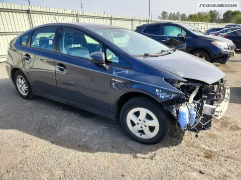 2011 Toyota Prius Four VIN JTDKN3DU5B0302685 фото 4
