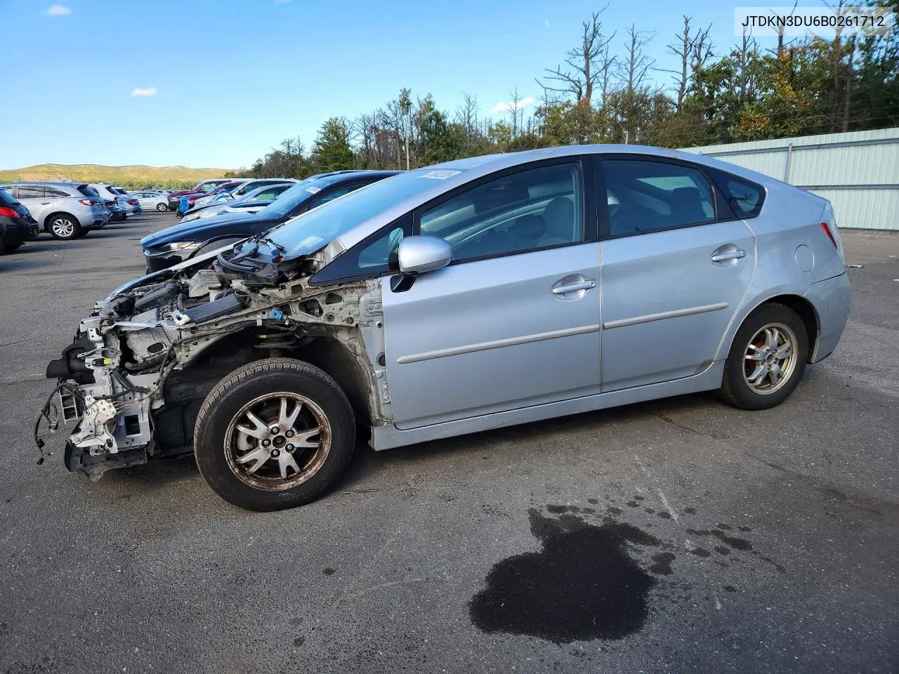 2011 Toyota Prius Three VIN JTDKN3DU6B0261712 фото 1