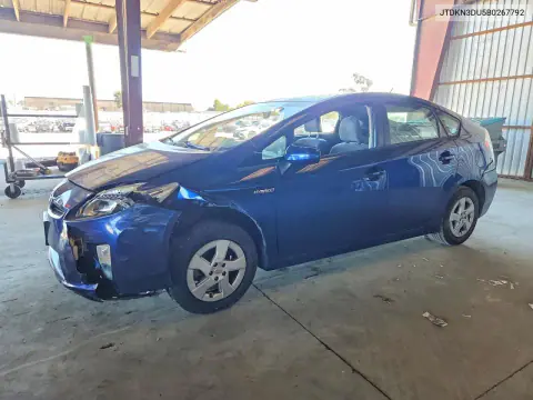 JTDKN3DU5B0267792 — 2011 Toyota Prius, Передняя часть, фото до ремонта