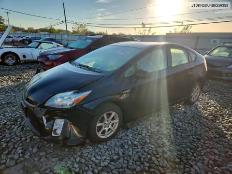 JTDKN3DU4B0259358 — 2011 Toyota Prius, Передняя часть, фото до ремонта