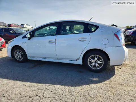 2011 Toyota Prius Two VIN JTDKN3DU8B1359439 фото 2