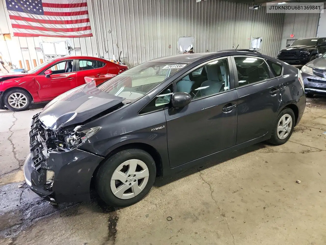 2011 Toyota Prius Two VIN JTDKN3DU6B1369841 фото 1