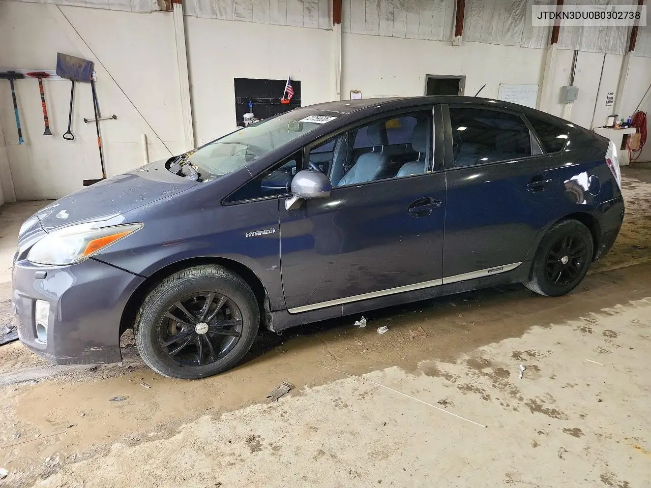 2011 Toyota Prius Five VIN JTDKN3DU0B0302738 фото 1
