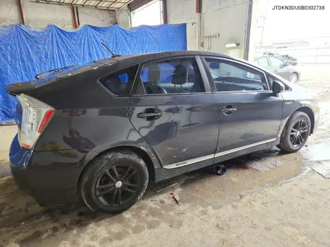 2011 Toyota Prius Five VIN JTDKN3DU0B0302738 фото 3