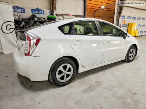 JTDKN3DU7C5498455 — 2012 Toyota Prius, фото 3 с аукциона Copart 20.10.2026, Мелкие вмятины и царапины