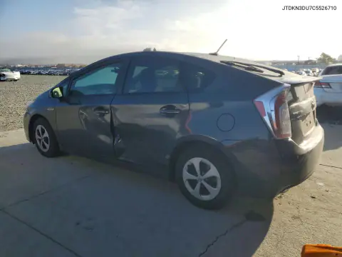2012 Toyota Prius Three VIN JTDKN3DU7C5526710 фото 2