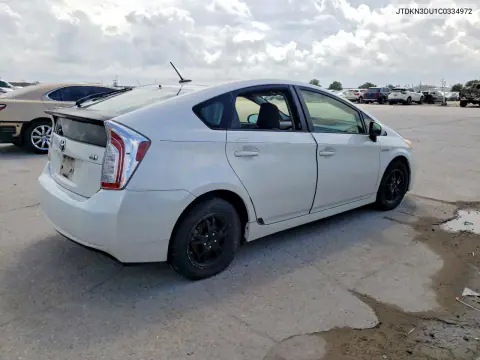2012 Toyota Prius Three VIN JTDKN3DU1C0334972 фото 3
