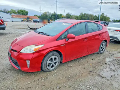 JTDKN3DU3C5459863 — 2012 Toyota Prius, В ремонте было отказано, фото до ремонта