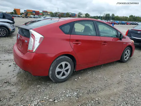 2012 Toyota Prius Two VIN JTDKN3DU3C5459863 фото 3