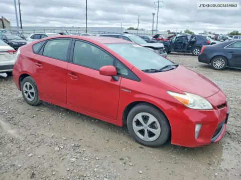 2012 Toyota Prius Two VIN JTDKN3DU3C5459863 фото 4