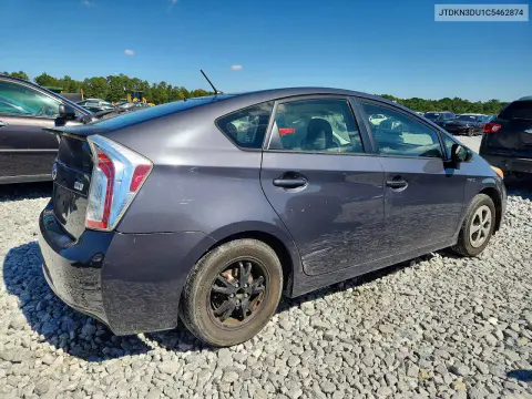 2012 Toyota Prius Two VIN JTDKN3DU1C5462874 фото 3