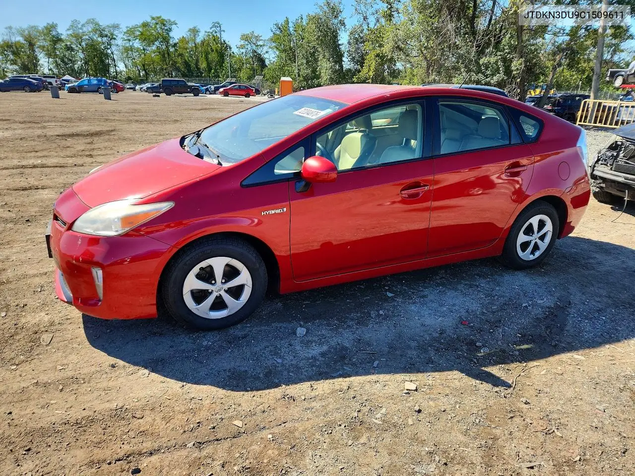 2012 Toyota Prius Four VIN JTDKN3DU9C1509611 фото 1