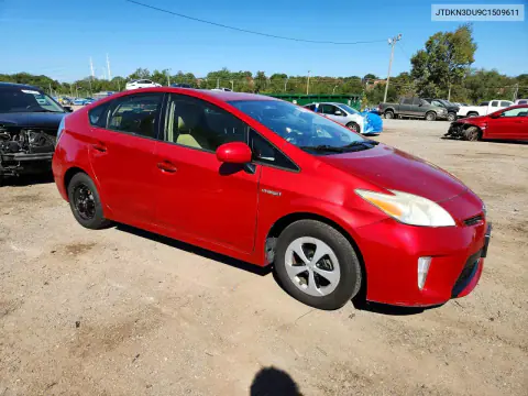 2012 Toyota Prius Four VIN JTDKN3DU9C1509611 фото 4