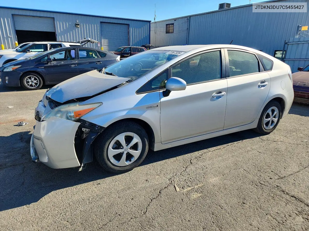 2012 Toyota Prius Two VIN JTDKN3DU7C5455427 фото 1