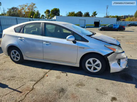 2012 Toyota Prius Two VIN JTDKN3DU7C5455427 фото 4