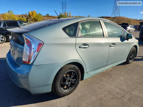 2012 Toyota Prius Four VIN JTDKN3DU5C5383143 фото 3